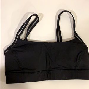 Lululemon black yoga bra